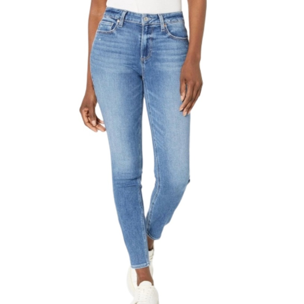 NWT Paige Hoxton Skinny Jean in Rock Show Distressed Wash - Sz 26 or 27
